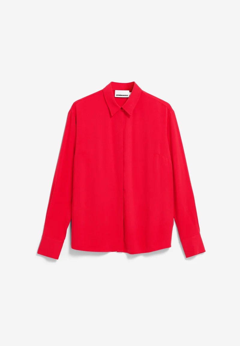LARISAANA LANGARMBLUSE | mars red