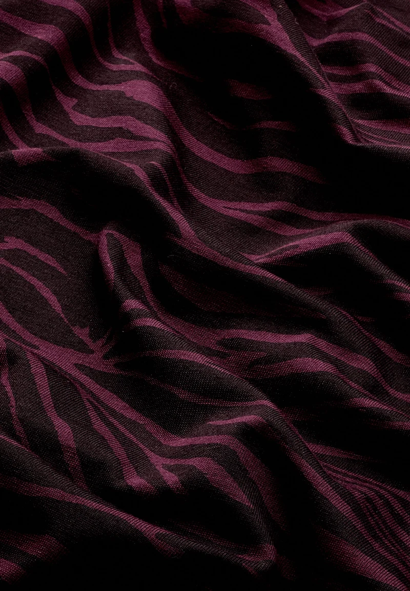 DAILIMAA ZEBRARAA KLEID | dark cranberry
