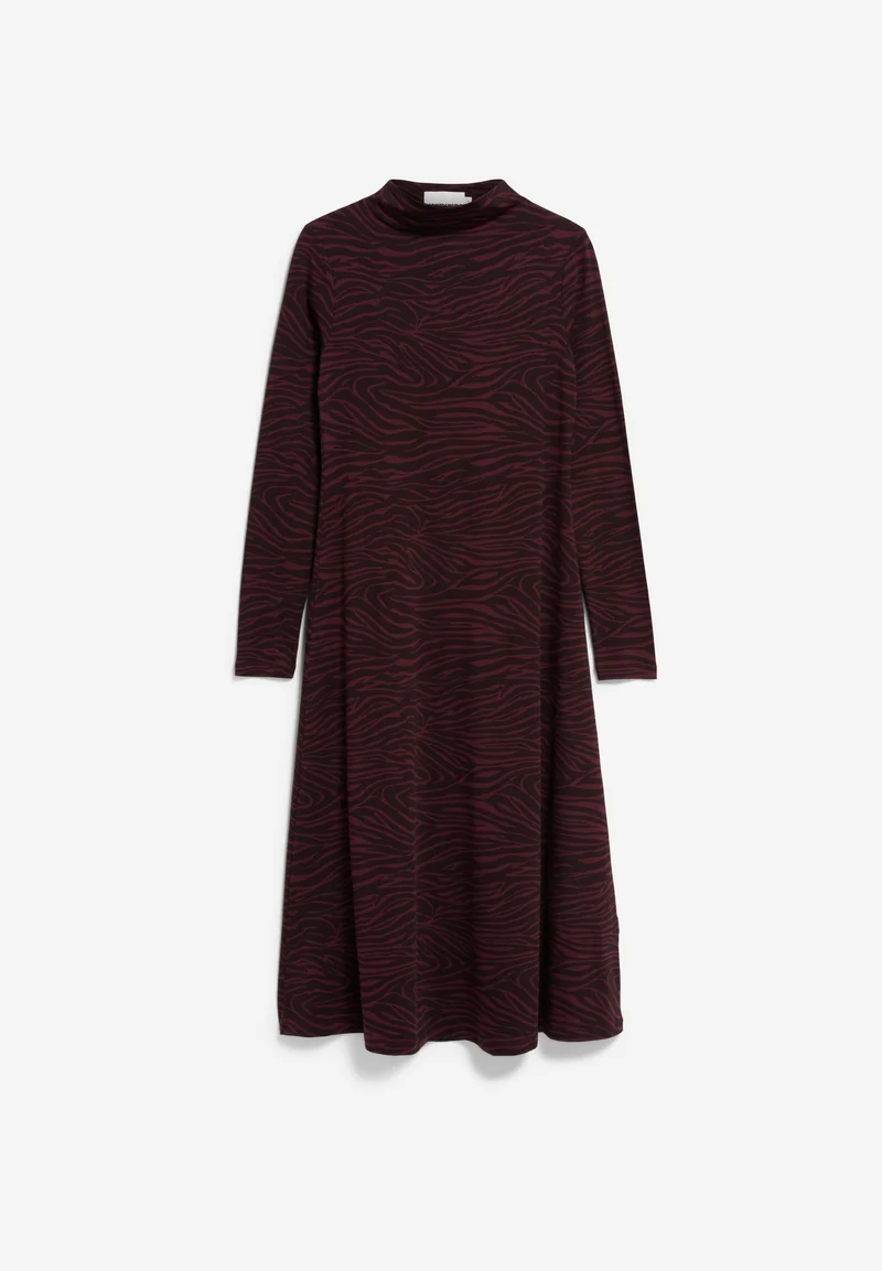 DAILIMAA ZEBRARAA KLEID | dark cranberry