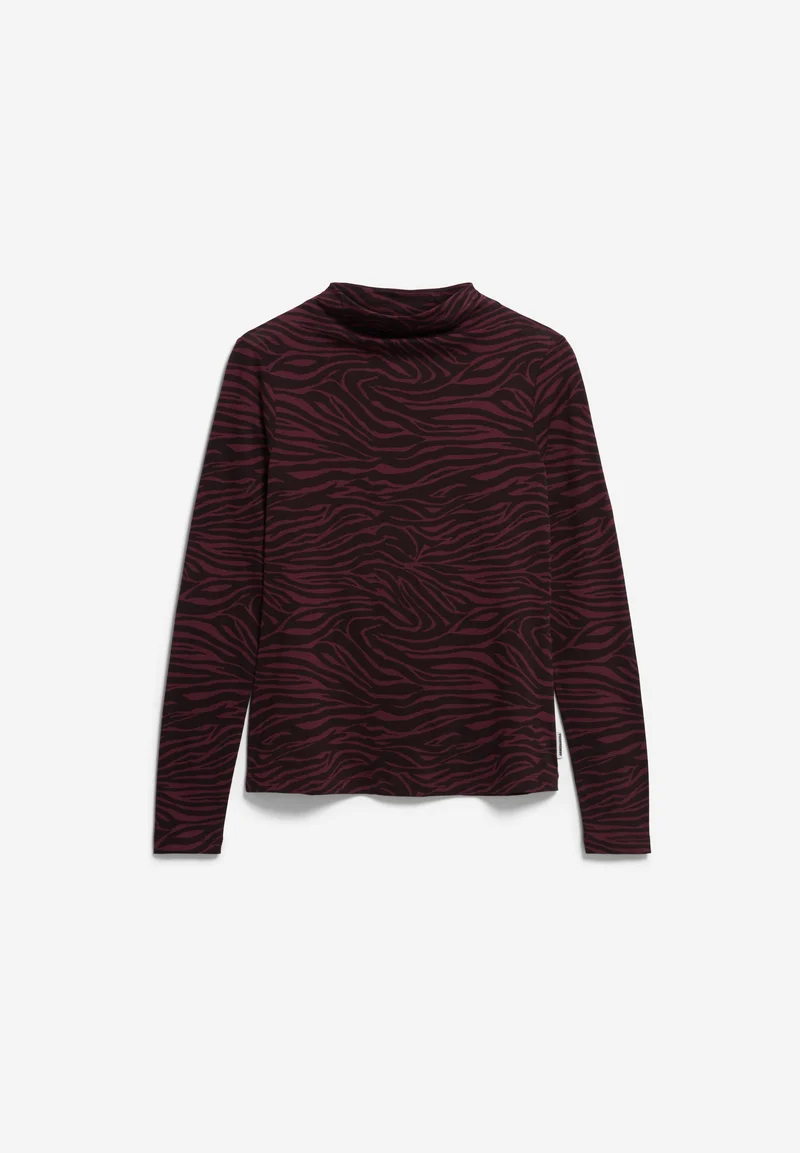 CALUNAA ZEBRARAA | dark cranberry