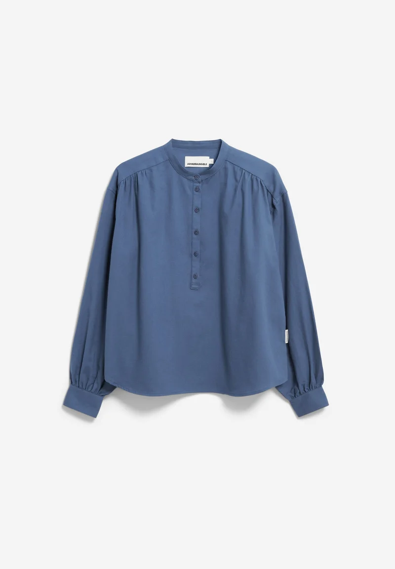 EFINARAA BRUSHED BLUSE | nightshadow