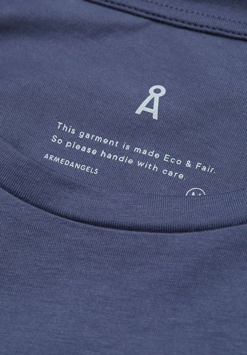 JAAMES T-SHIRT | light pacific ink