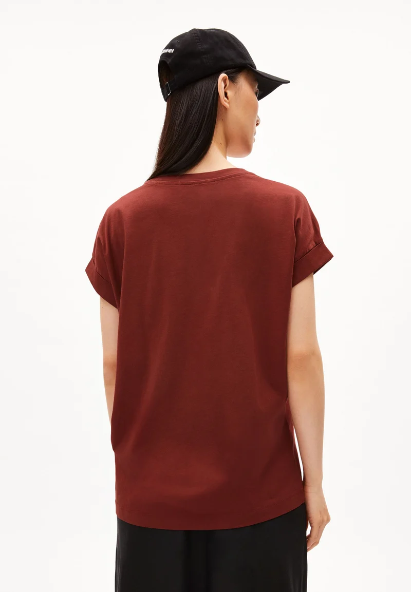 IDAARA T-SHIRT | dark crimson