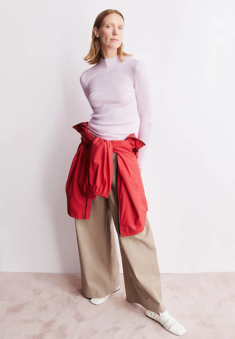 ALAANIA STRICKPULLOVER | pink mist