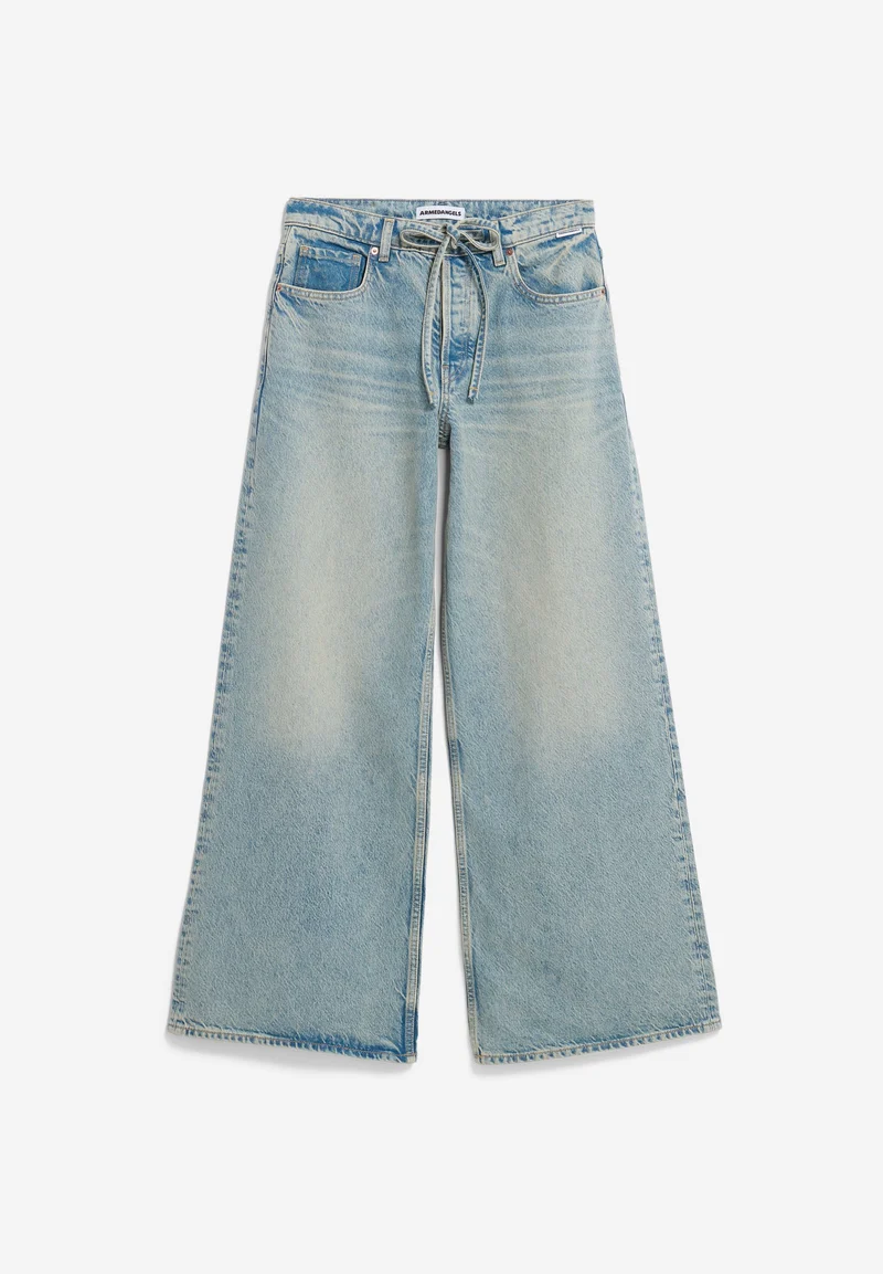 ASTRAEAAS MID WAIST WIDE JEANS | airy