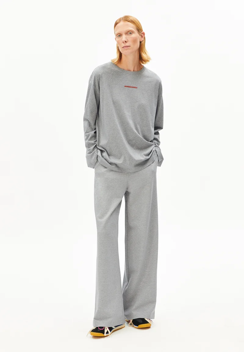 FIETAA SMILE LONGSLEEVE | silver melange