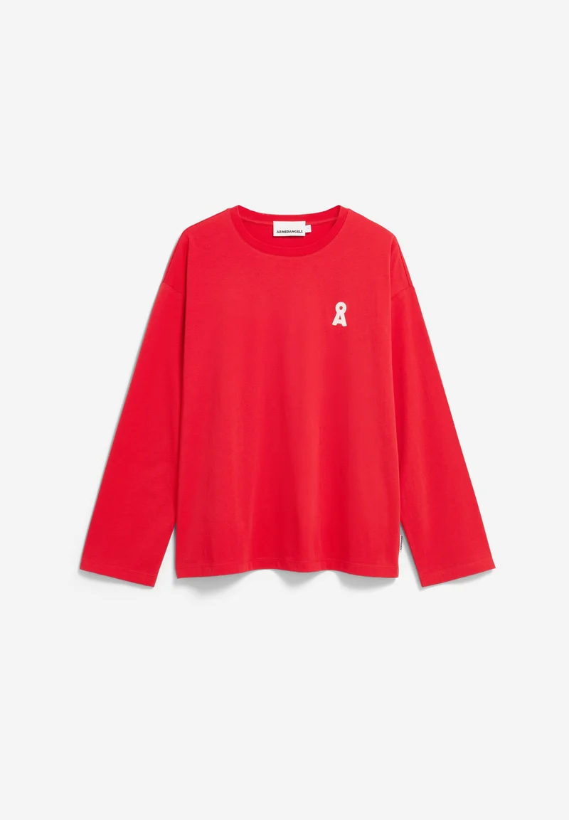 ICONIC Å FIETAA LANGARMSHIRT | mars red
