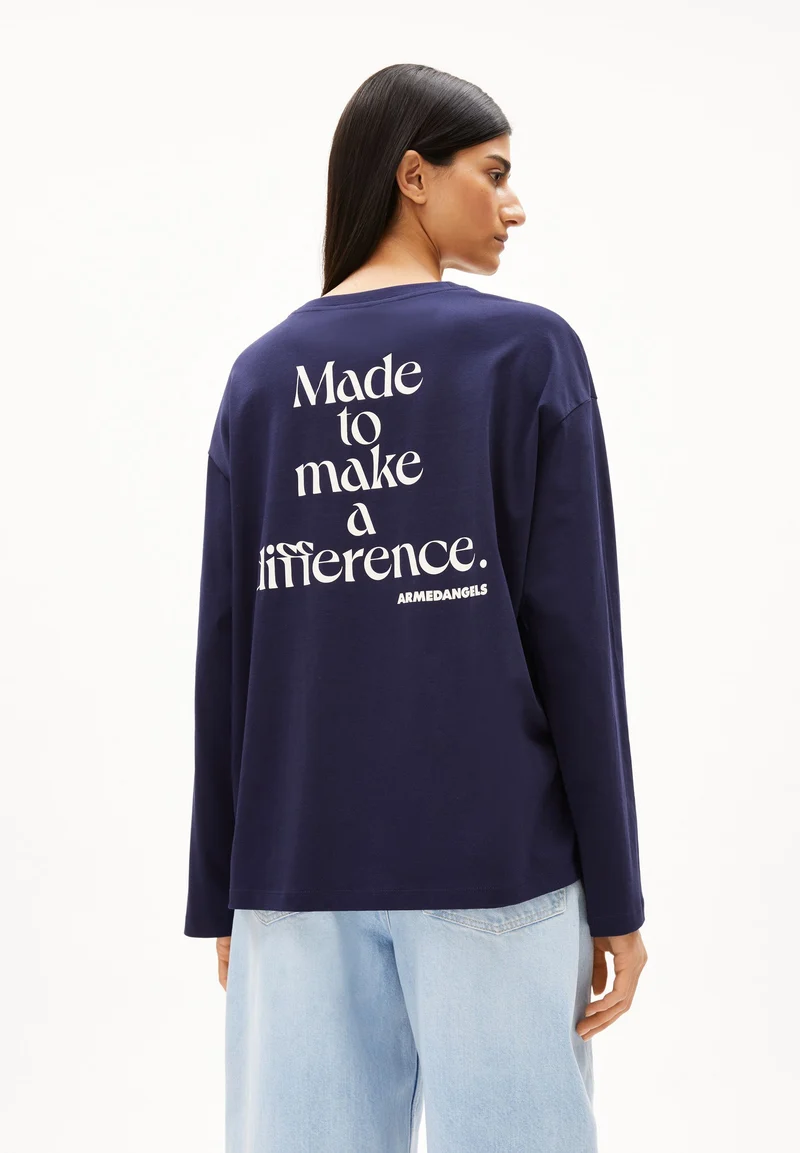 FIETAA DIFFERENCE LANGARMSHIRT | tinted navy