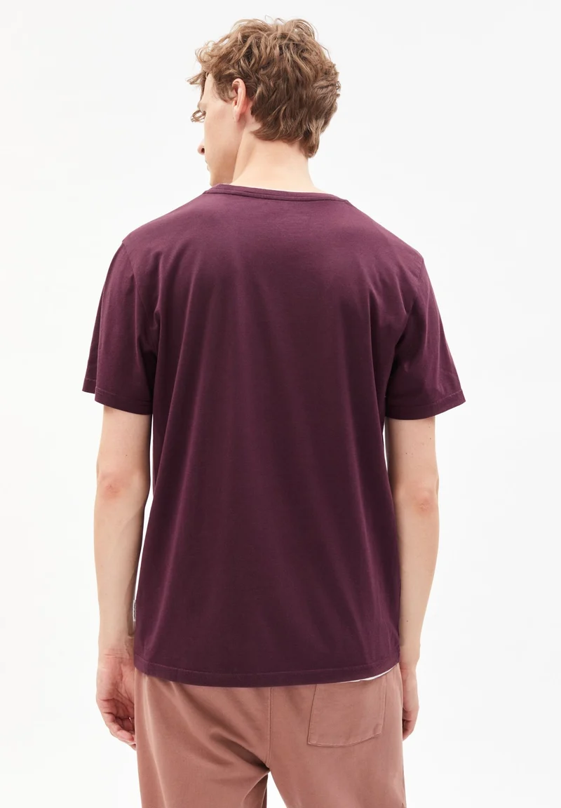 JAAMES T-SHIRT | dark aubergine