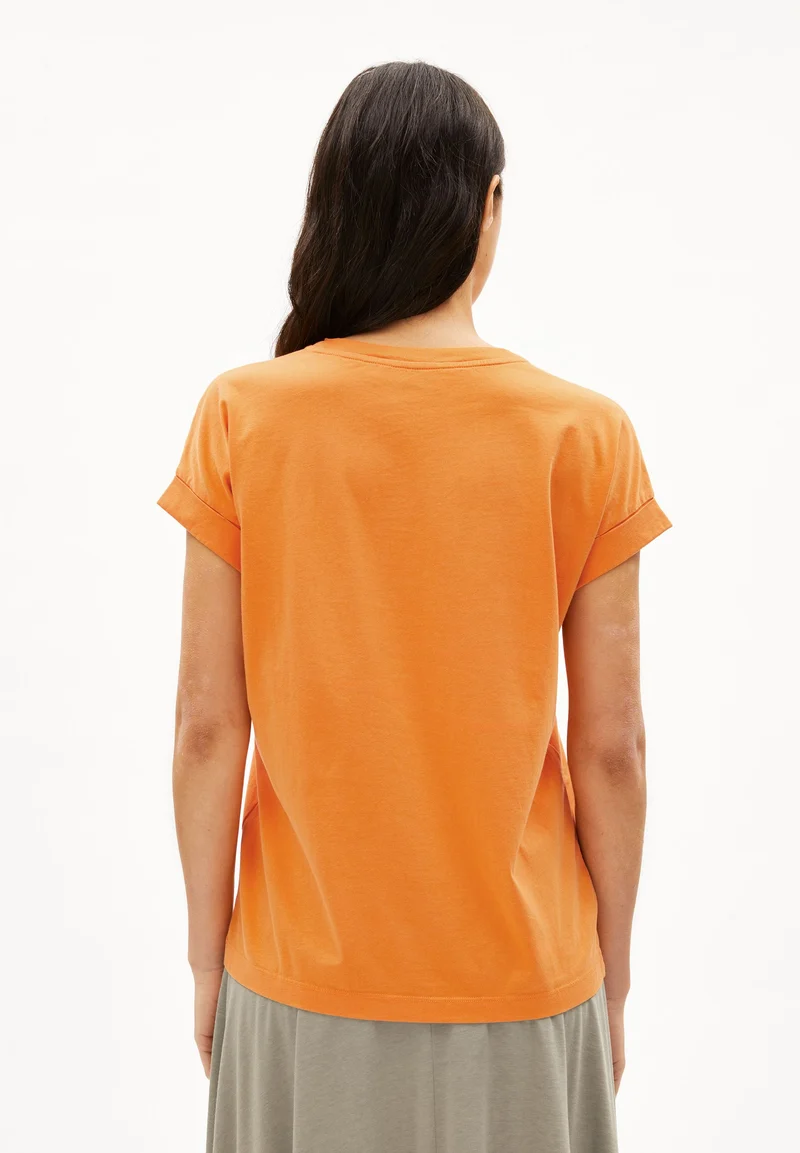 IDAARA T-SHIRT | light tangerine