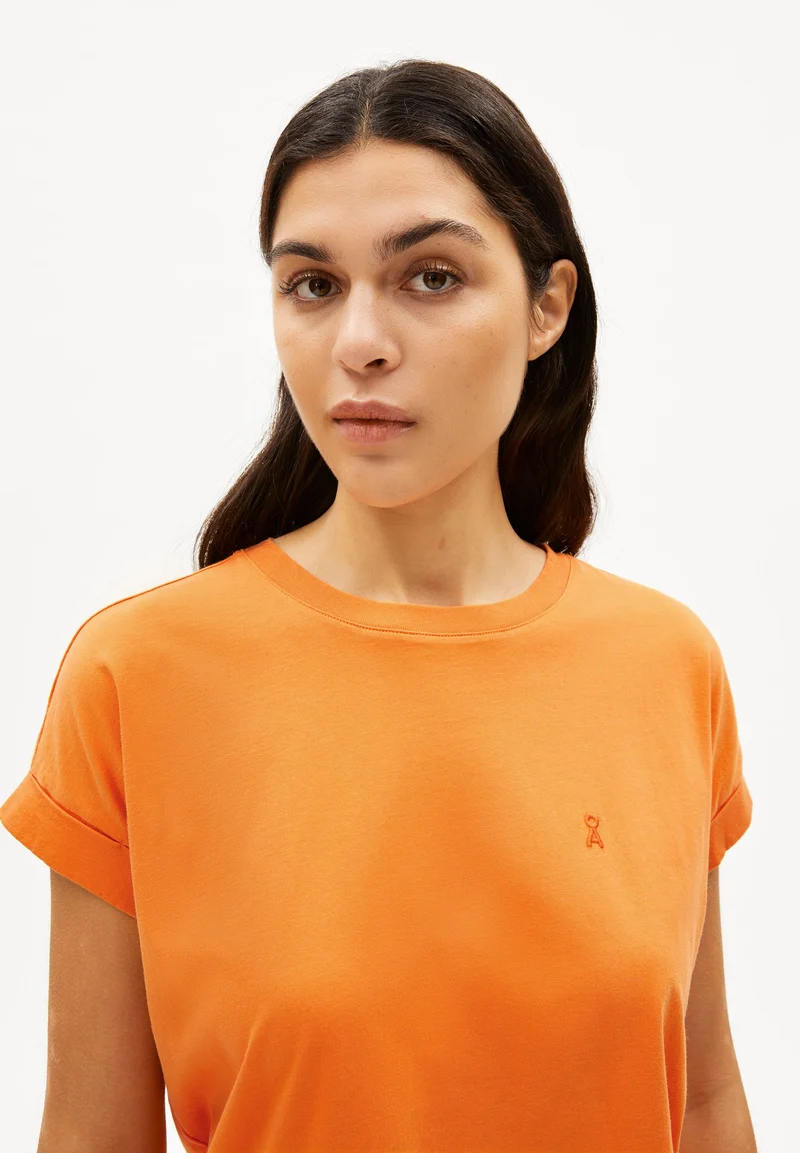 IDAARA T-SHIRT | light tangerine