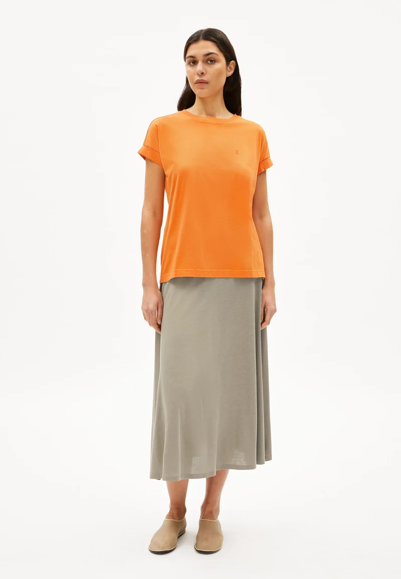 IDAARA T-SHIRT | light tangerine