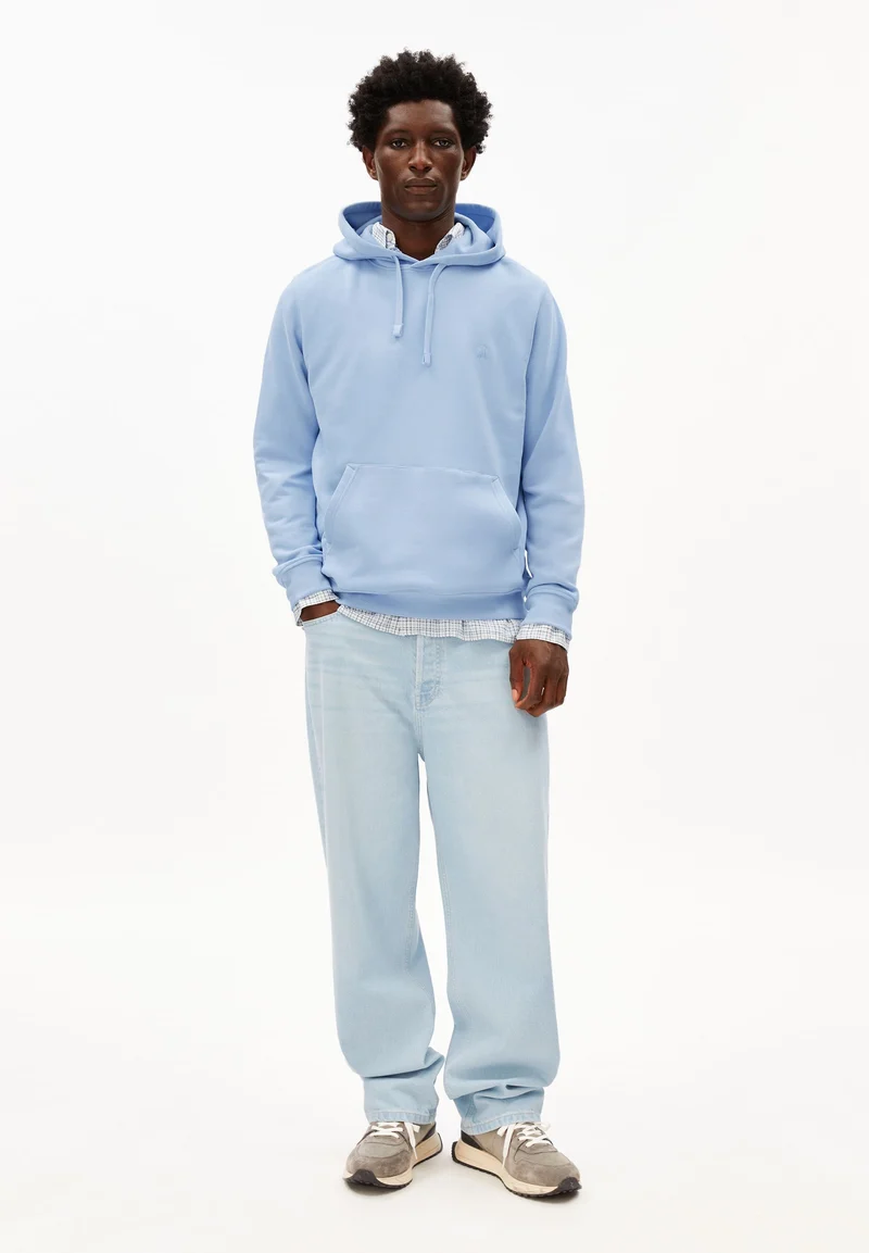 PAARLO LOOP HOODIE | wedgwood
