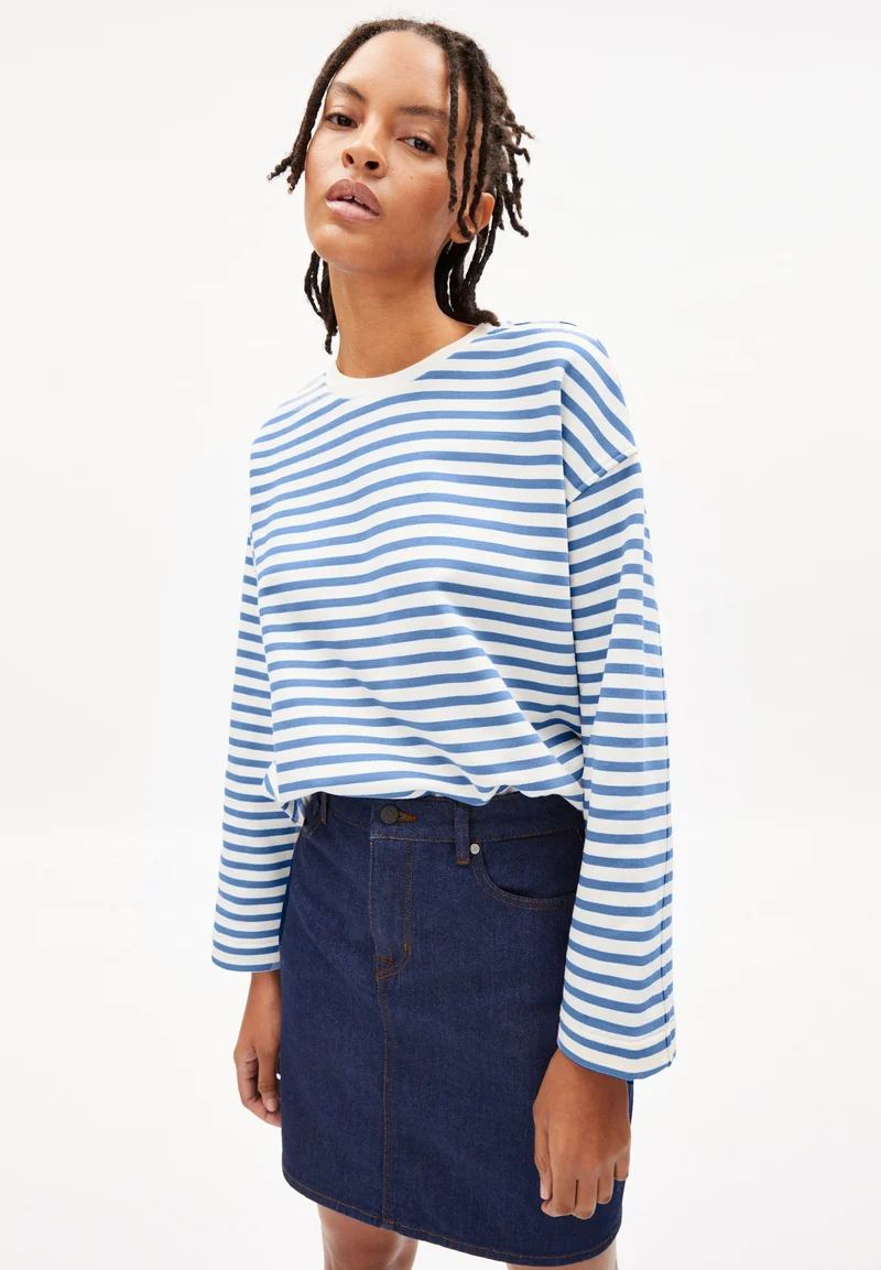 FRANKAA MAARLEN GESTREIFTES SWEATSHIRT | undyed-cloudbusting