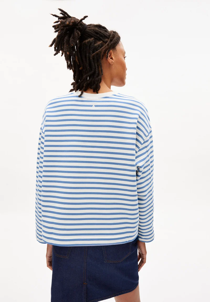 FRANKAA MAARLEN GESTREIFTES SWEATSHIRT | undyed-cloudbusting