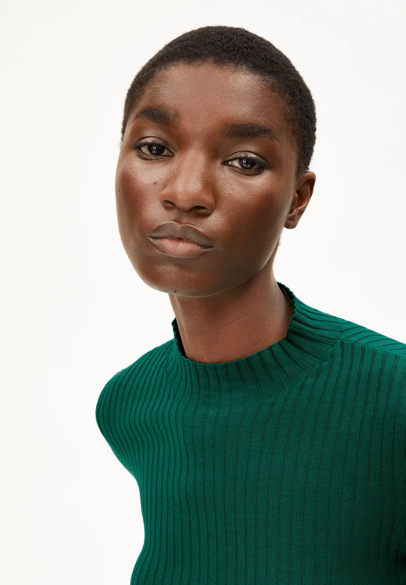 ALAANIA STRICKPULLOVER | emerald green