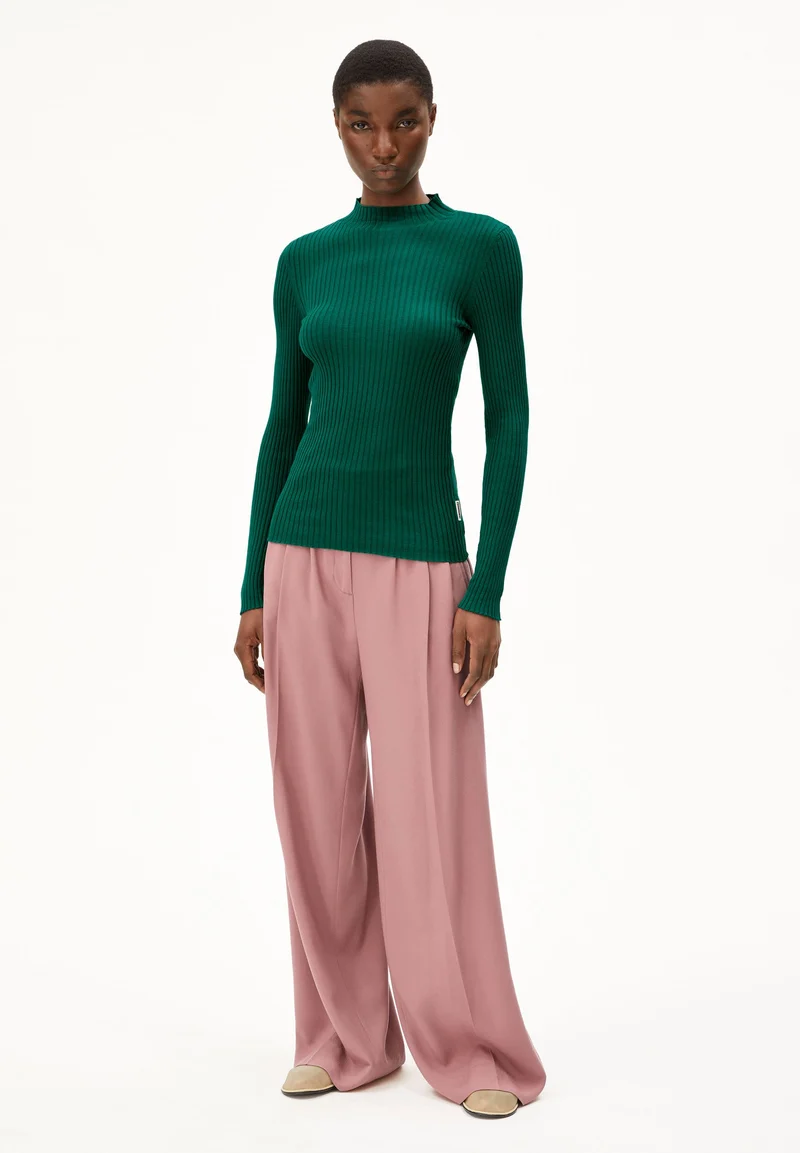 ALAANIA STRICKPULLOVER | emerald green