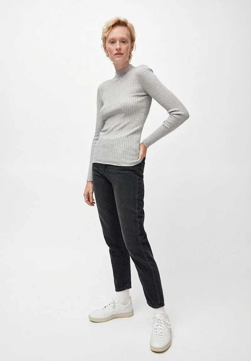 ALAANIA STRICKPULLOVER | grey melange
