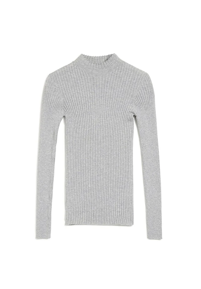 ALAANIA STRICKPULLOVER | grey melange