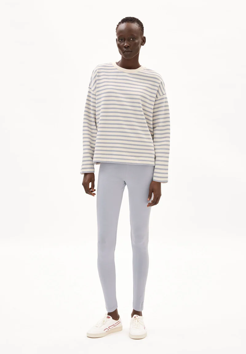 FRANKAA MAARLEN GESTREIFTES SWEATSHIRT | undyed-misty morning