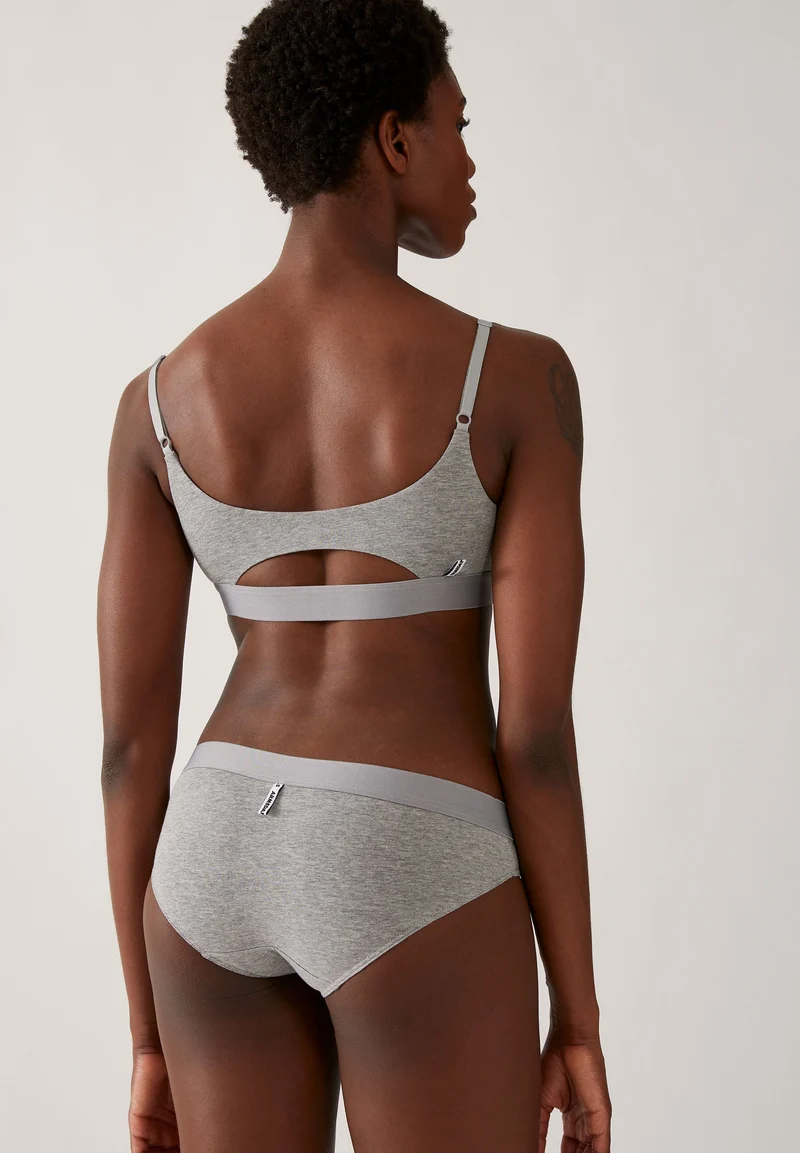 TRINAA SLIP | grey melange