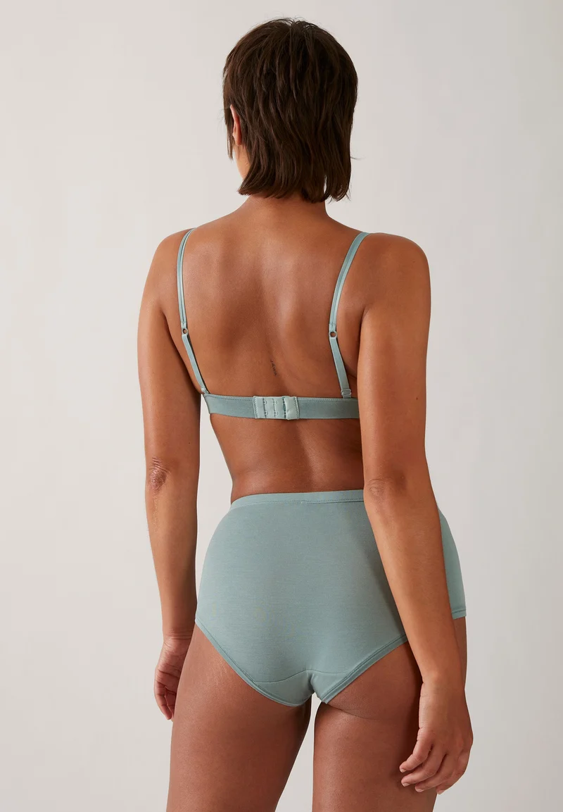 BIRTAA HIGH WAIST SLIP | eucalyptus green