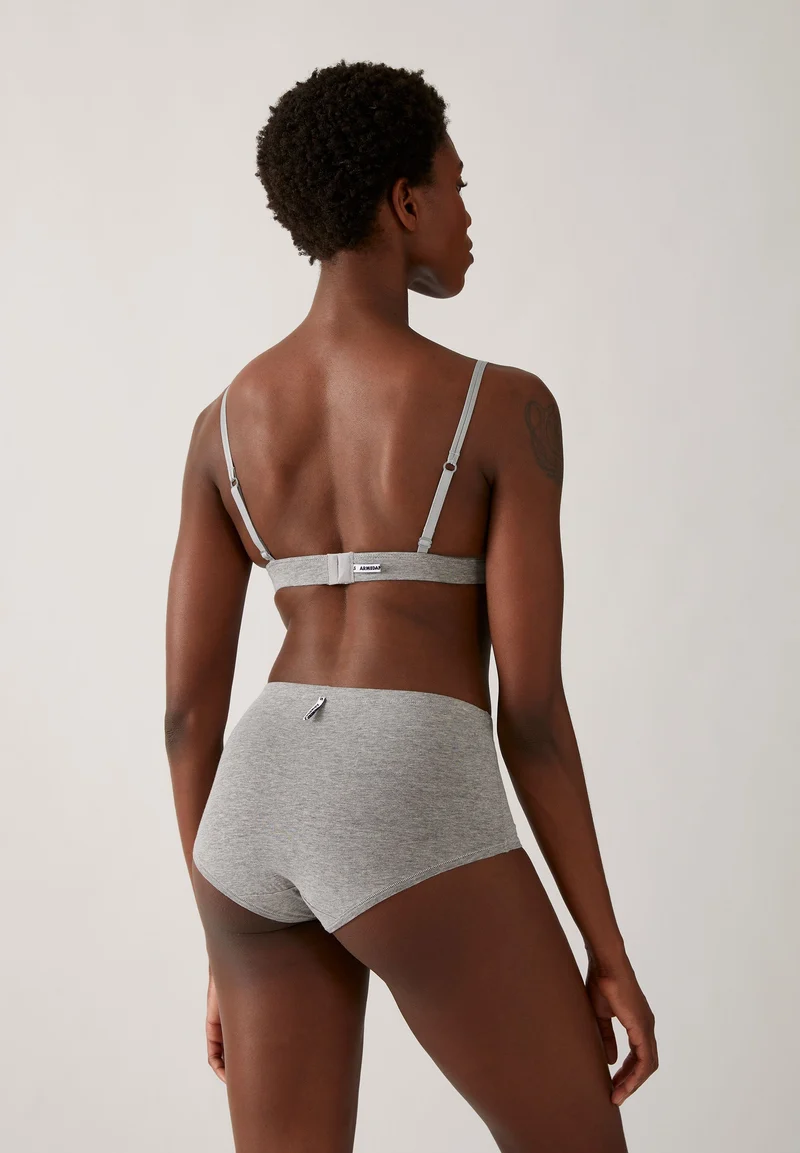 BIRTAA HIGH WAIST SLIP | grey melange