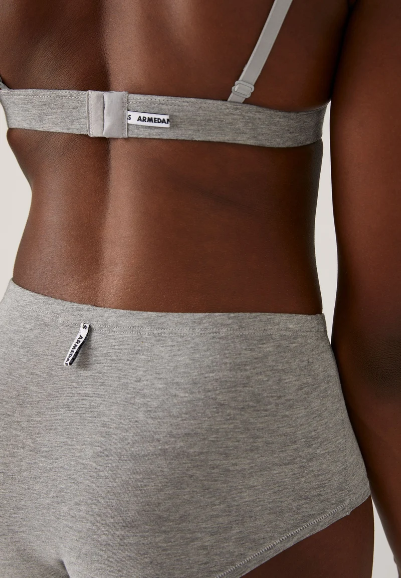 BIRTAA HIGH WAIST SLIP | grey melange