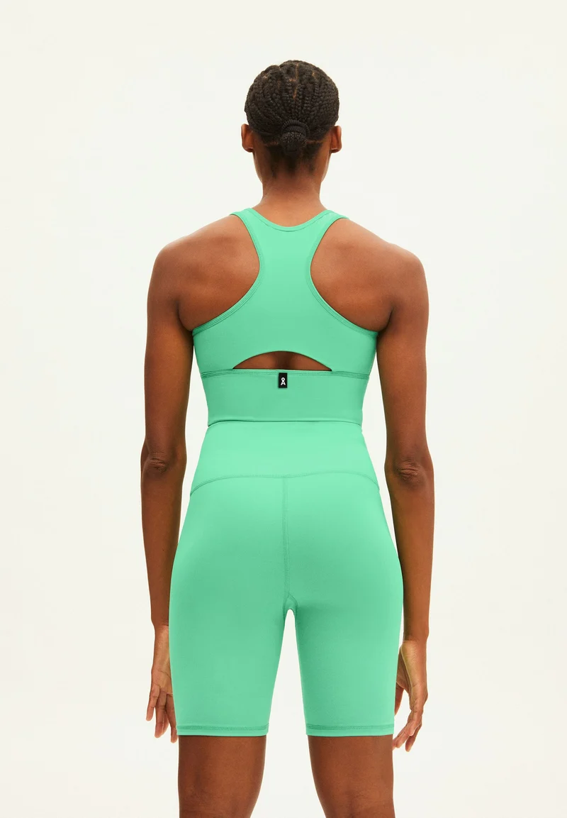 SAANTOSHA LI | bright lime-indigo