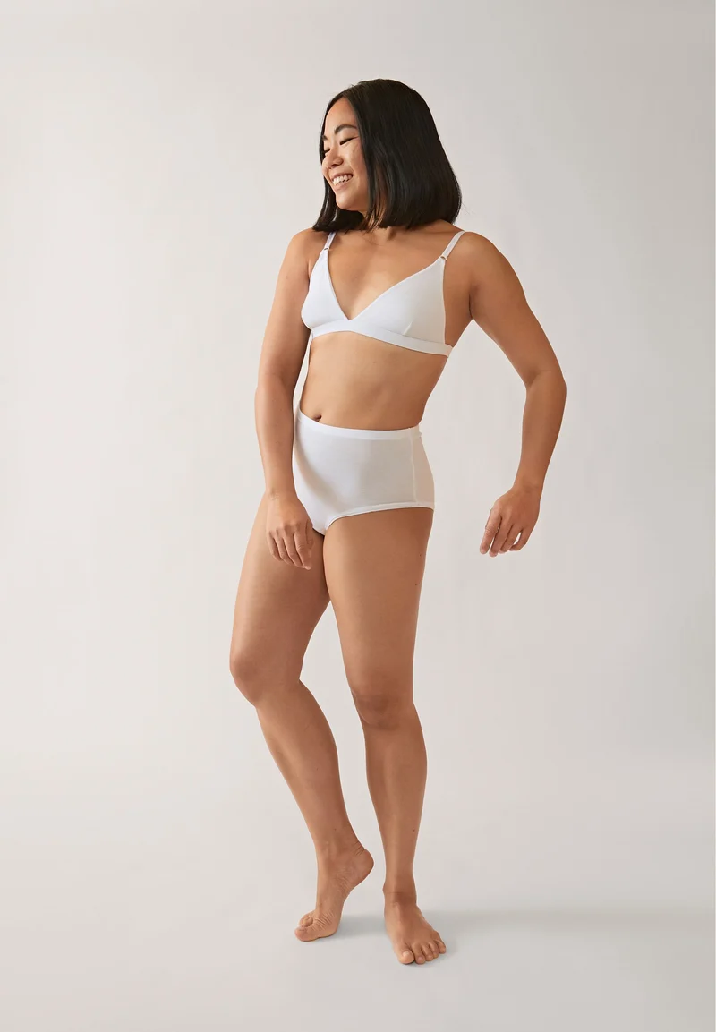 BIRTAA HIGH WAIST SLIP | white