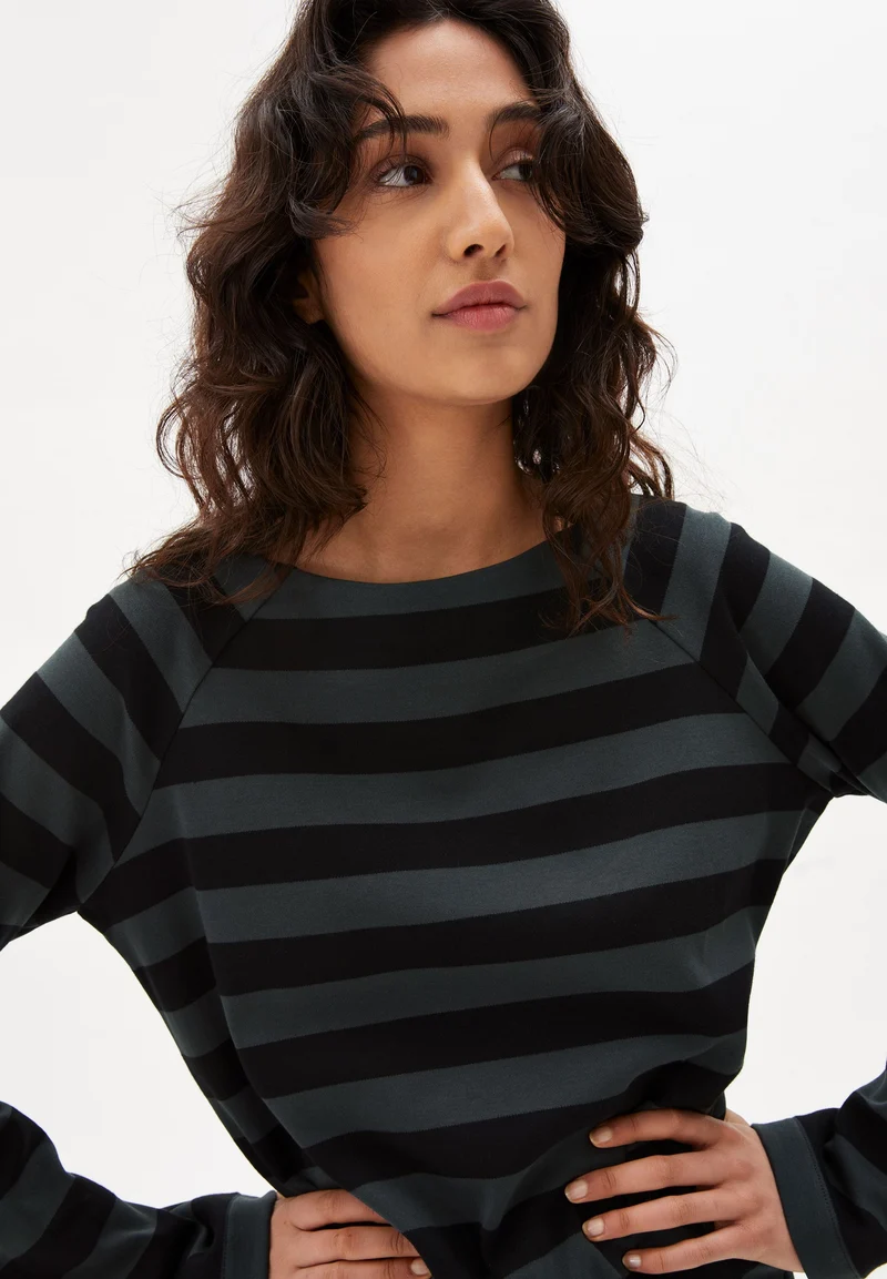DANIKAA STRIPE | vintage green-black
