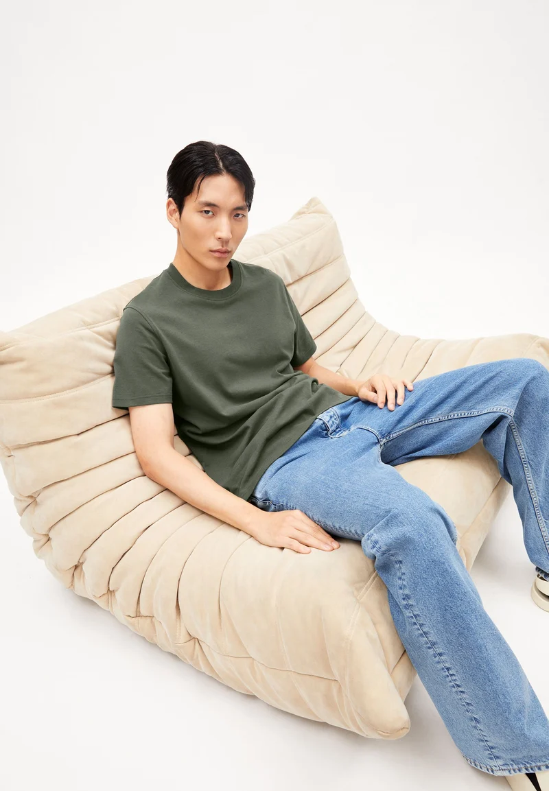 MAARKOS T-SHIRT | light carbon green