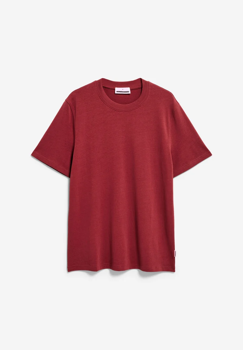 MAARKOS T-SHIRT | dark crimson