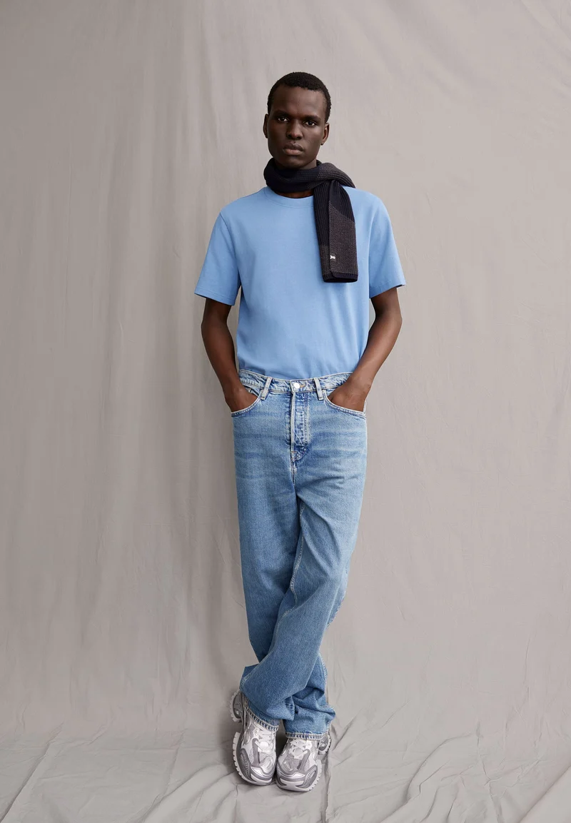 MAARKOS T-SHIRT | vintage blue