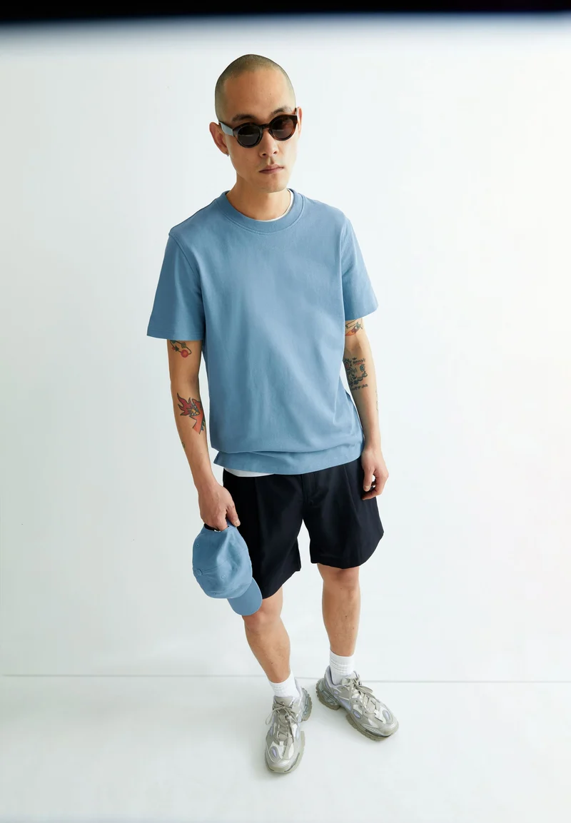 MAARKOS T-SHIRT | pigment blue
