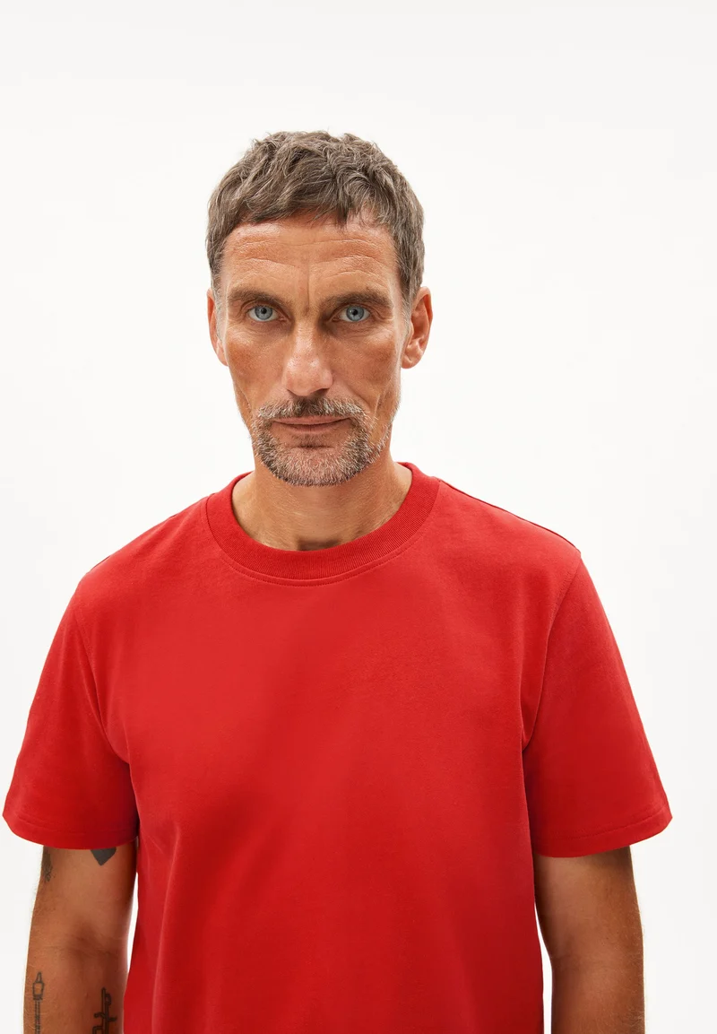 MAARKOS T-SHIRT | coral blush