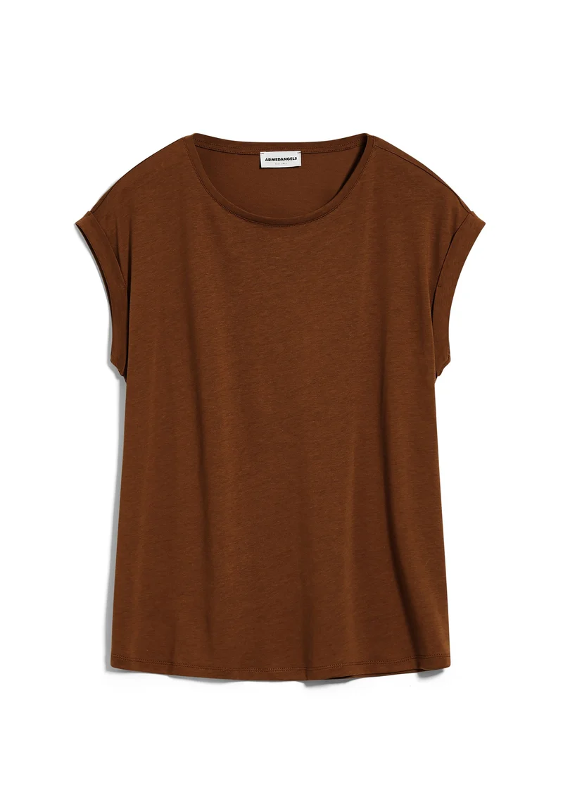 JILAANA T-SHIRT | cacao