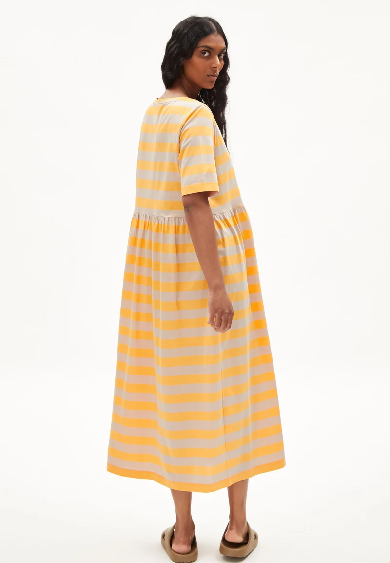 TAAKY BLOCK STRIPES | mangorange-light desert