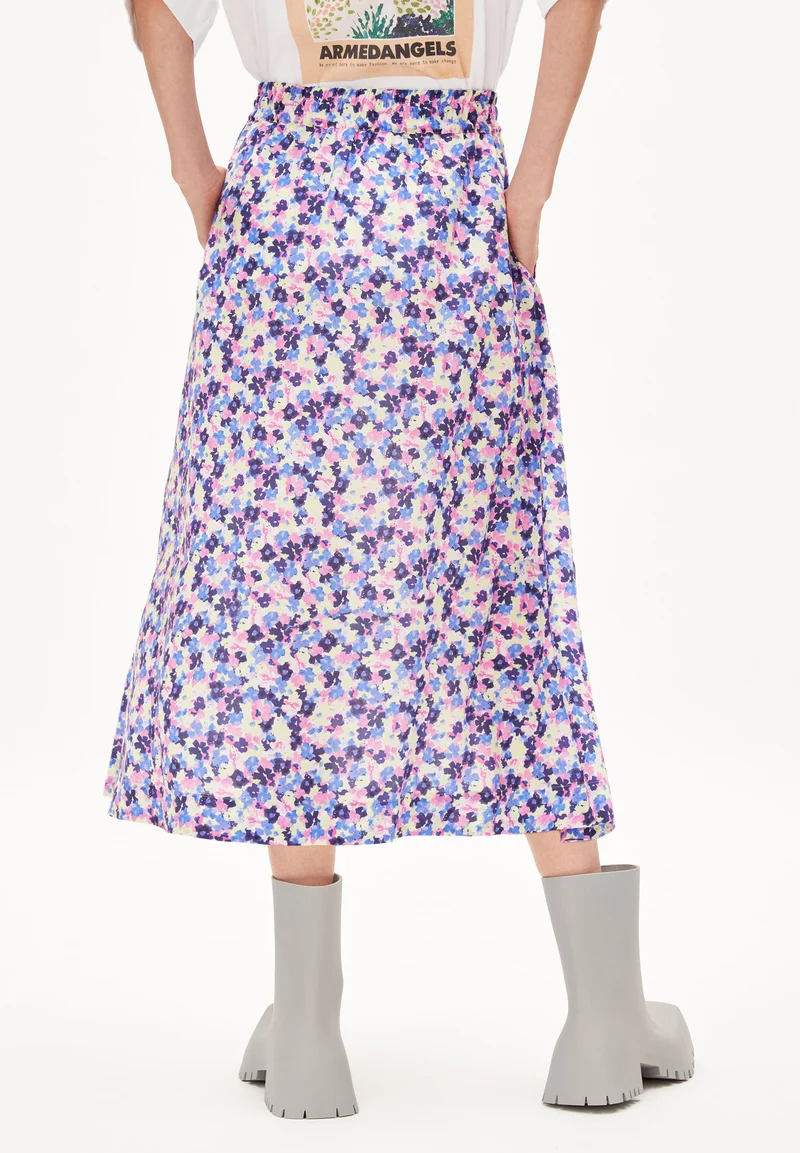 ELODIAA MULTI FLORAL | light lime