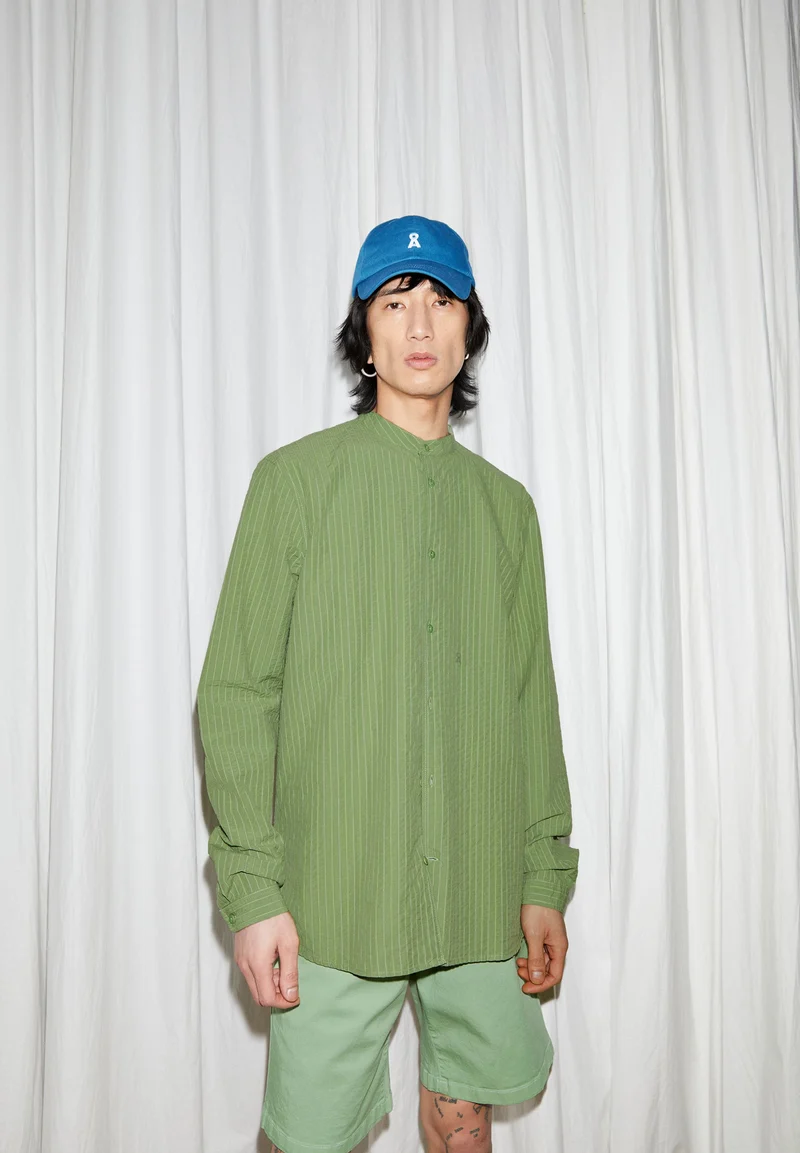 JAACKO STRIPED | smith green-oatmilk