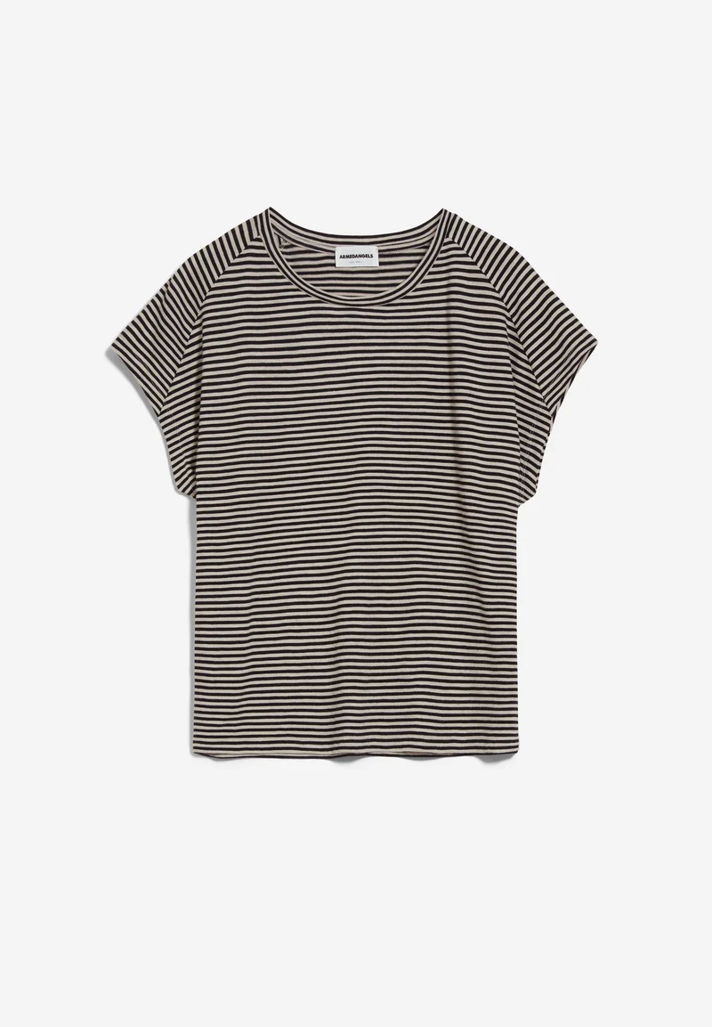 ONELIAA LOVELY STRIPES T-SHIRT | black-light desert
