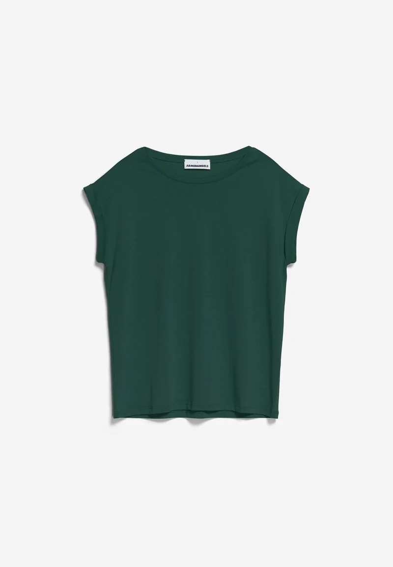 JILAANA T-SHIRT | teal stone