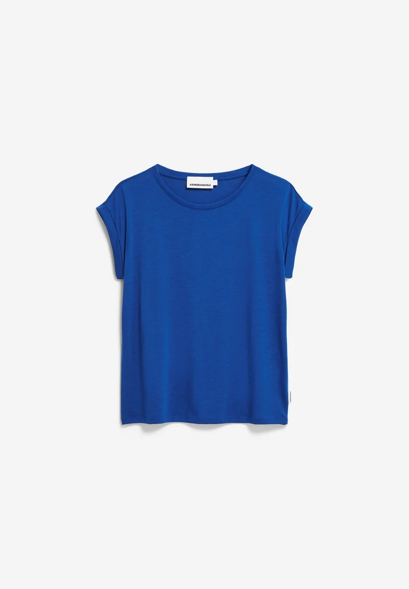 JILAANA T-SHIRT | lapis blue