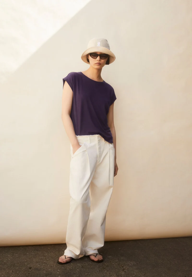 JILAANA T-SHIRT | blue ash