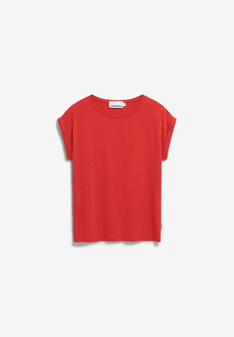 JILAANA T-SHIRT | coral blush