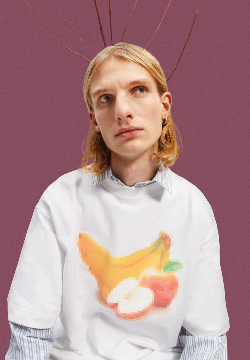 OLAAN PIXXEL FRUITS | white