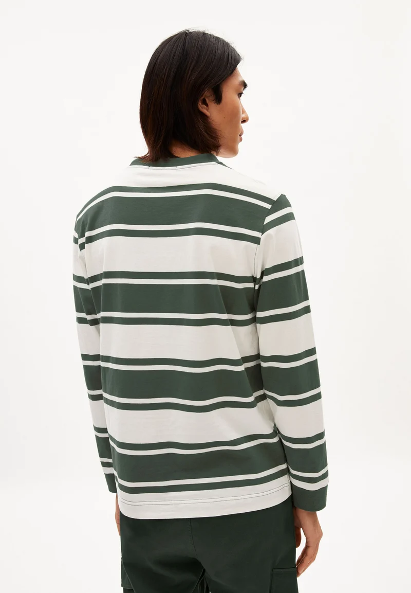 JOSCHKAA STRIPES | boreal green - off white