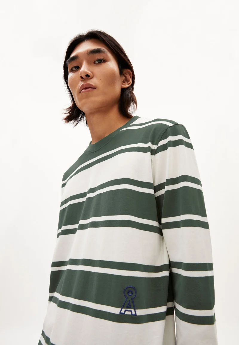 JOSCHKAA STRIPES | boreal green - off white