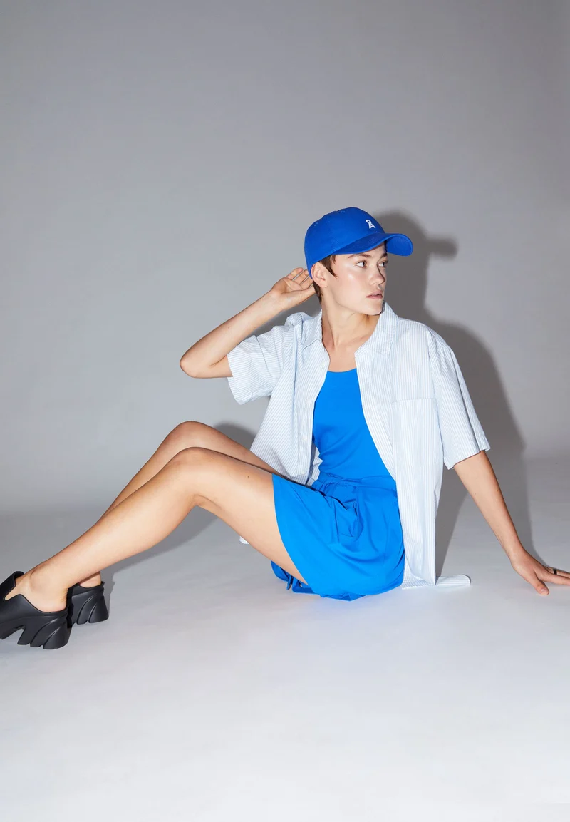 ASHRAANI SOLID | warm blue