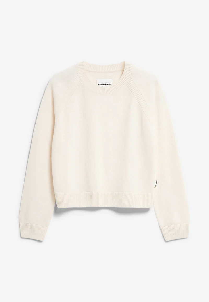 DILIRIAA REGLANA STRICKPULLOVER | oatmilk
